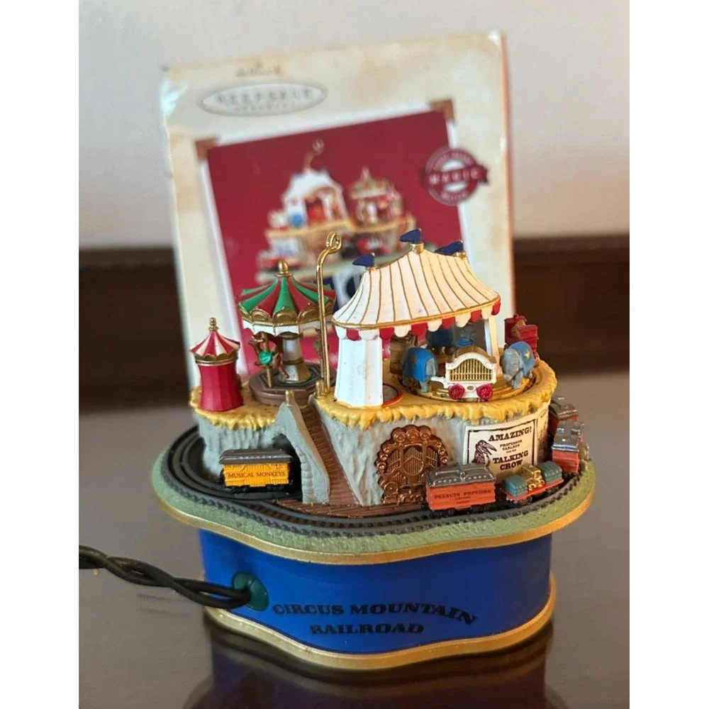 2002‎ Hallmark Keepsake Ornament Circus Mountain Railroad Magic